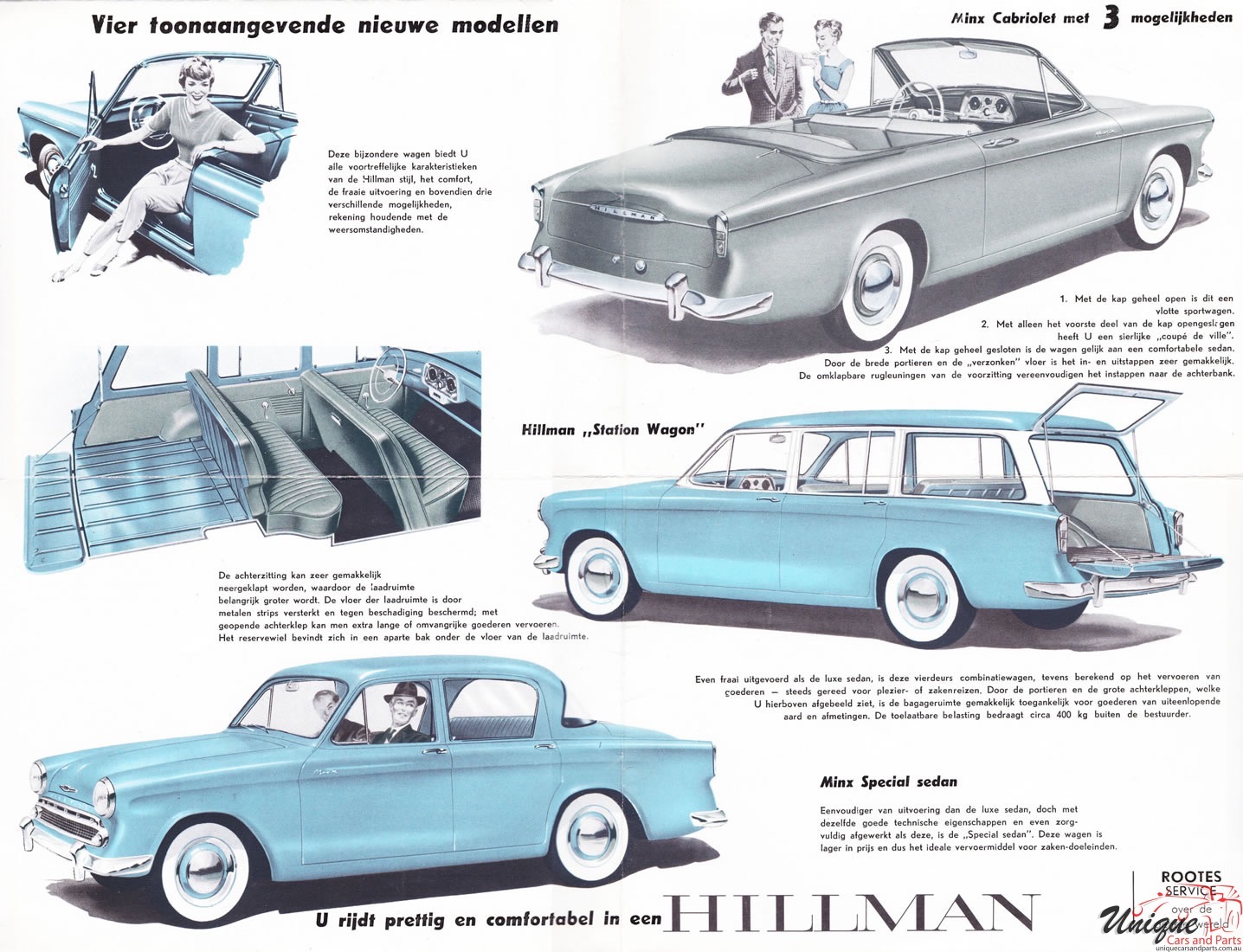 1958 Hillman Minx (Netherlands) Brochure Page 4